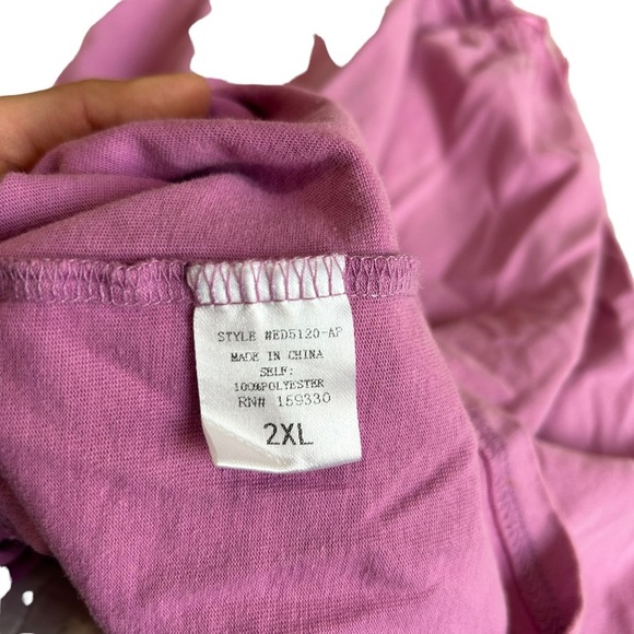 HEYSON Summer Field Full Size Cutout T-Shirt Dress in Carnation Pink 2XL - Picture 12 of 15